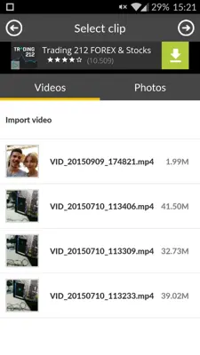 Free Movie Editor android App screenshot 3